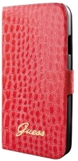 Чехол для Samsung Galaxy S4 Guess Book Croco Red